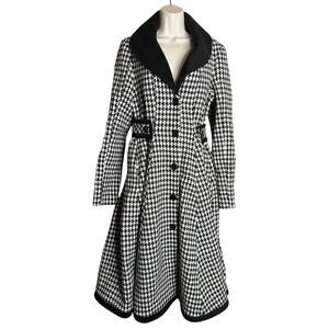 black and white striped maxi dress plus size Simkhai Women's Gianni Coat - Black main image 1